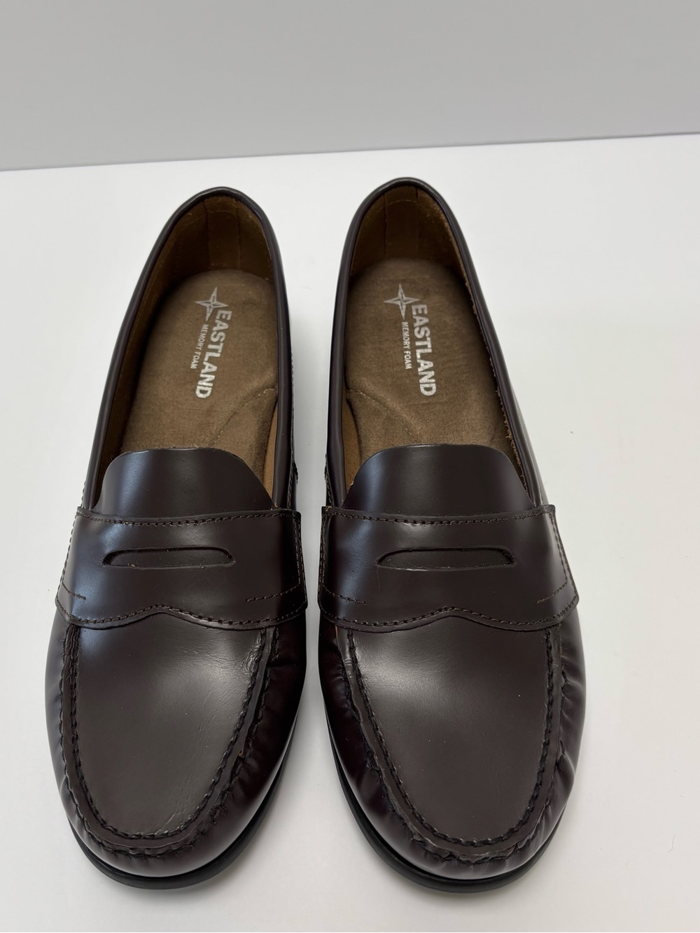 Eastland Classic II Penny Loafers Brown Leather Memory Foam Shoes Women’s 9M